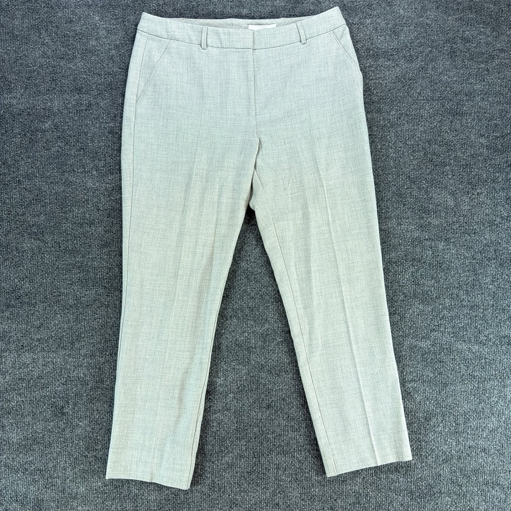Hugo Boss Womens‎ Beige Melange Tailored Trousers Dress Pants Size 6 US